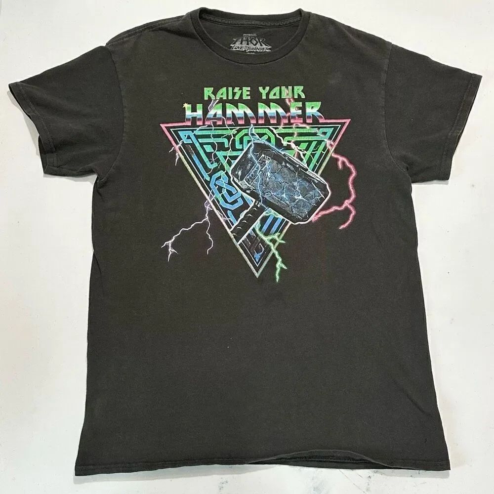Marvel Studios Thor Love And Thunder Black T-Shirt | Men Size Medium